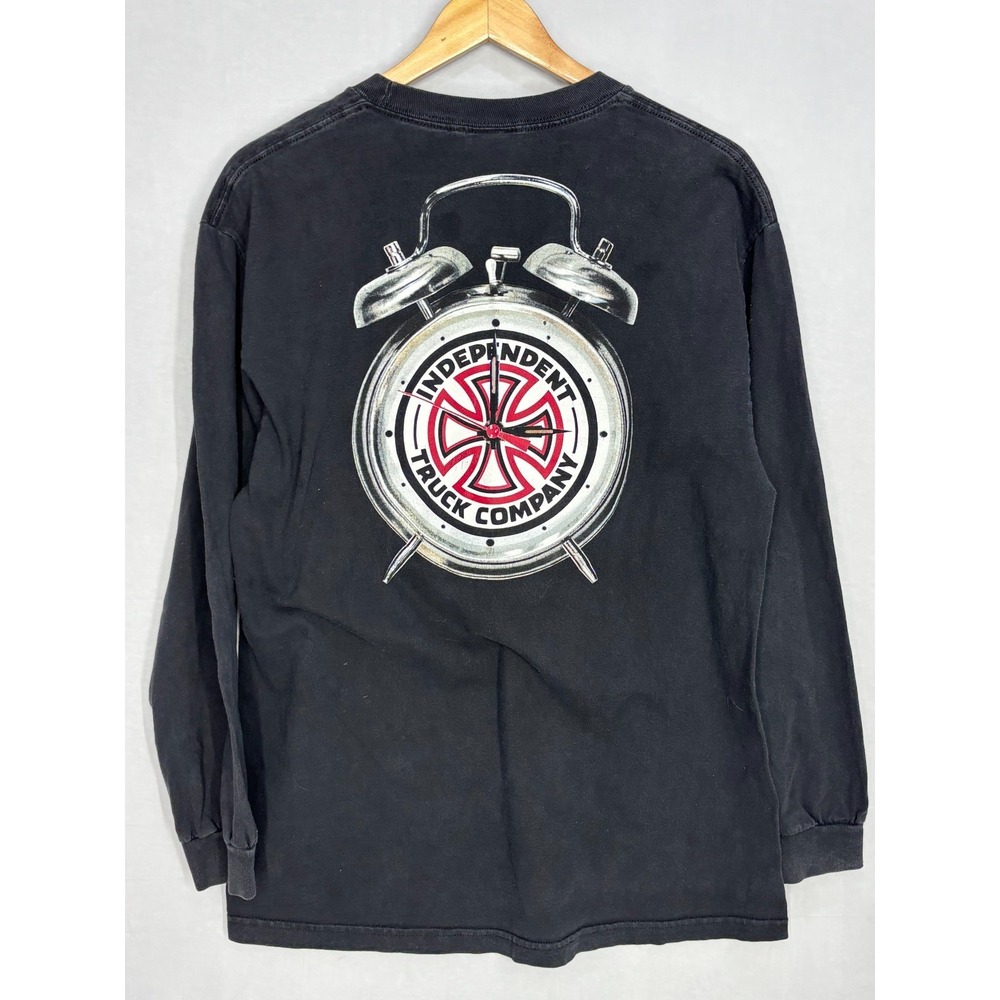 Time to Grind Shirt Mens Black Independent Trucks Thrasher Magazine Long Sleeve